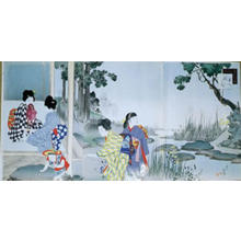 Miyagawa Shuntei: September — 其九 秋の庭 - Japanese Art Open Database