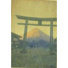 Takeda S: Mt Fuji through Torii - Japanese Art Open Database