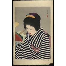 Tatsumi Shimura: Late Summer - Natsu Takete — 夏たけて - Japanese Art Open Database