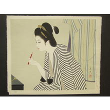 Tatsumi Shimura: Lipstick- Kuchibeni - Japanese Art Open Database