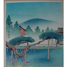 Tokuriki Tomikichiro: The Irises of Umenomiya Shrine - Japanese Art Open Database