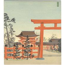 Tokuriki Tomikichiro: Shimogamo Shrine — 下鴨神社 - Japanese Art Open Database