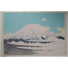 Tokuriki Tomikichiro: Mt Fuji in Clouds — 雲中の冨士 - Japanese Art Open Database