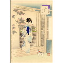 Mizuno Toshikata: Visiting an Onsen — 湯河の里 - Japanese Art Open Database