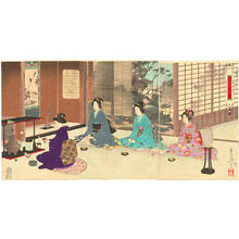 水野年方: Tea ceremony - Japanese Art Open Database
