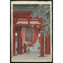 風光礼讃: Great Lantern at Asakusa Temple - Japanese Art Open Database