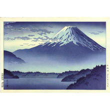 風光礼讃: Lake Motosu - Japanese Art Open Database