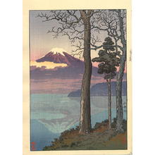 風光礼讃: Lake Yamanaka - Japanese Art Open Database