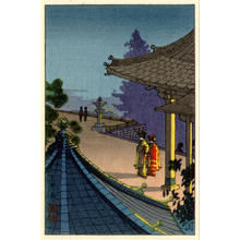 風光礼讃: Miidera Temple - Japanese Art Open Database