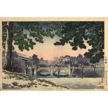 Tsuchiya Koitsu: Nijubashi Bridge - Japanese Art Open Database