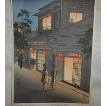 風光礼讃: Teahouse - Yotsuya Arakicho - Japanese Art Open Database