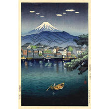 風光礼讃: Tokaido Numazu Harbor - Japanese Art Open Database