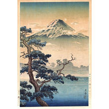 Tsuchiya Koitsu: Koshu Yoshidaguchi, Unoshima — 甲州吉田口 鵜の島 - Japanese Art Open Database