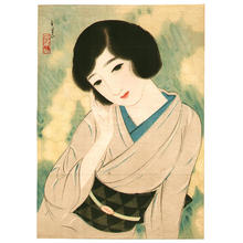 無款: Lithograph- Bijin - Japanese Art Open Database