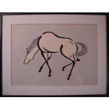 Urushibara Mokuchu: horse - Japanese Art Open Database