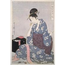 喜多川歌麿: Needlework - Japanese Art Open Database