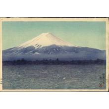 Watanabe Kako Shozaburo: Lake Kawaguchi — 河口湖 - Japanese Art Open Database