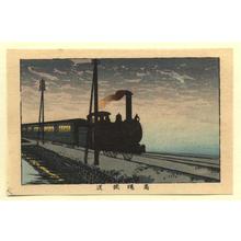 井上安治: Takanawa Railroad - Japanese Art Open Database