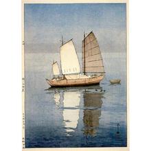 Yoshida Hiroshi: Sailing Boats- Afternoon - Japanese Art Open Database