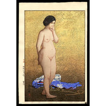 Yoshida Hiroshi: Study of a Nude - Japanese Art Open Database
