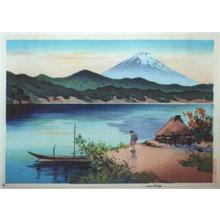 前田政雄: Lake Shore in the Morning — 湖畔の朝 - Japanese Art Open Database