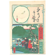 歌川芳虎: A scenery at Shono, Shirasagi-zuka in Ise - Japanese Art Open Database