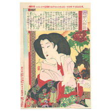 月岡芳年: The wife of Tokugawa Keiki, the last Tokugawa Shogun - Japanese Art Open Database