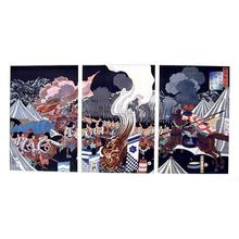 Tsukioka Yoshitoshi: Warriors Going to Battle - Japanese Art Open Database