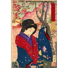 月岡芳年: March- Beauty Nagao - Japanese Art Open Database