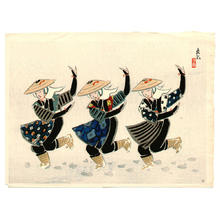Yoshiya: Dancing in the Snow - Japanese Art Open Database
