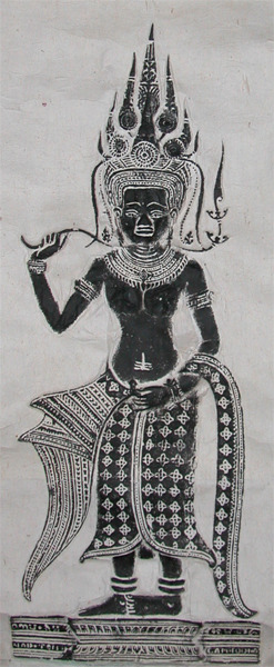 Japanese Print "Khmer Dancer" by Unknown, 無款 (null)