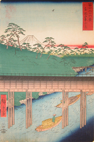 Utagawa Hiroshige: Ochanomizu, Edo - Ronin Gallery