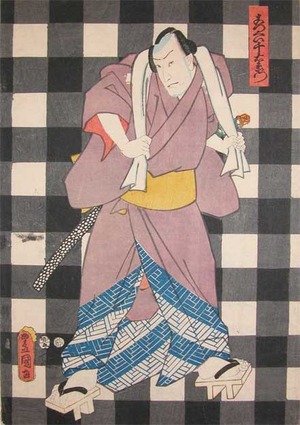 Utagawa Kunisada: Gotsukui Senemon - Ronin Gallery