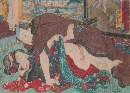 Utagawa Hiroshige: Chiryu, One Night Stand - Ronin Gallery