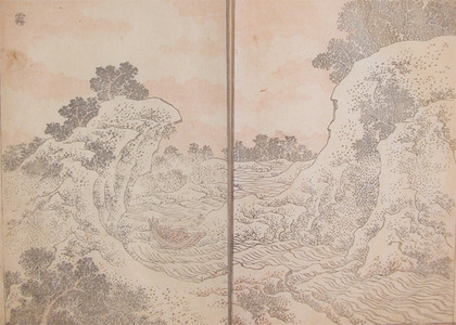 Katsushika Hokusai: Mist and Rapids - Ronin Gallery