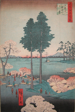 Utagawa Hiroshige: Suwa Bluff at Nippoi - Ronin Gallery