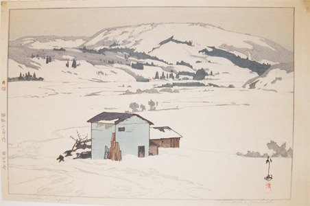 吉田博: Winter in Taguchi - Ronin Gallery