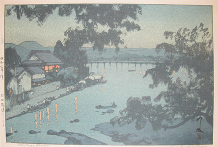 吉田博: Chikugo River, Hida - Ronin Gallery