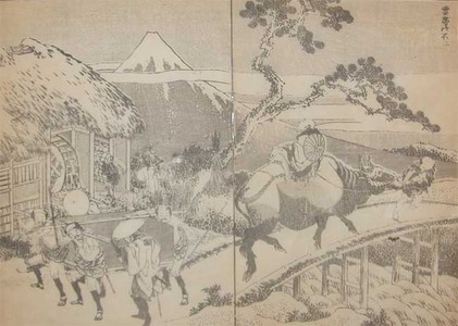 Katsushika Hokusai: Fuji with a Belt - Ronin Gallery