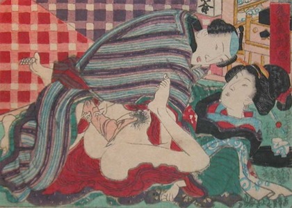 Utagawa Kunisada: Curled Toes! - Ronin Gallery