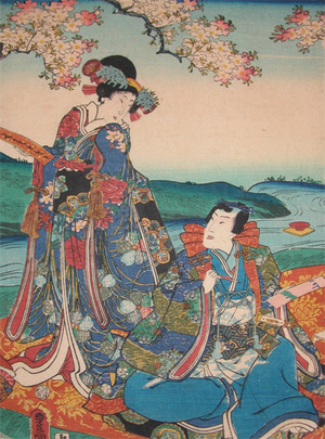 Utagawa Kunisada: Prince Genji - Ronin Gallery