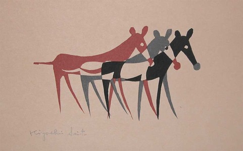 Saito: Three Dogs - Ronin Gallery