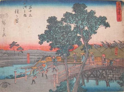 Utagawa Hiroshige: Hodogaya - Ronin Gallery