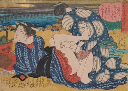 Utagawa Hiroshige: Cooling Off - Ronin Gallery