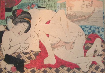 Utagawa Kunisada: Love on a Summer Day - Ronin Gallery