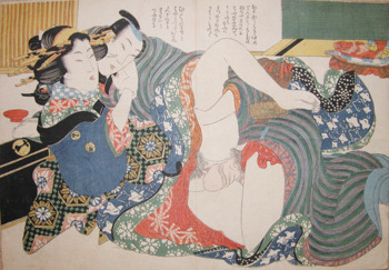 Keisai Eisen: The Embrace - Ronin Gallery