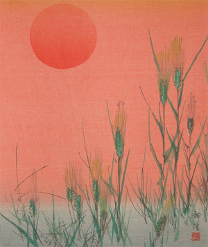 Tsukioka Kogyo: Barley Field - Ronin Gallery