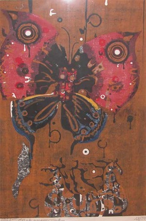 Nakayama: Red Butterfly - Ronin Gallery