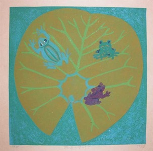 Gashu: On a Leaf of a Waterlily - Ronin Gallery