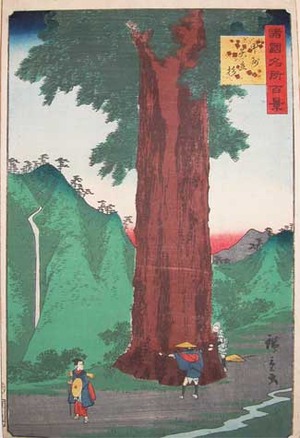 Utagawa Hiroshige II: Yatate-sugi in Koshu - Ronin Gallery